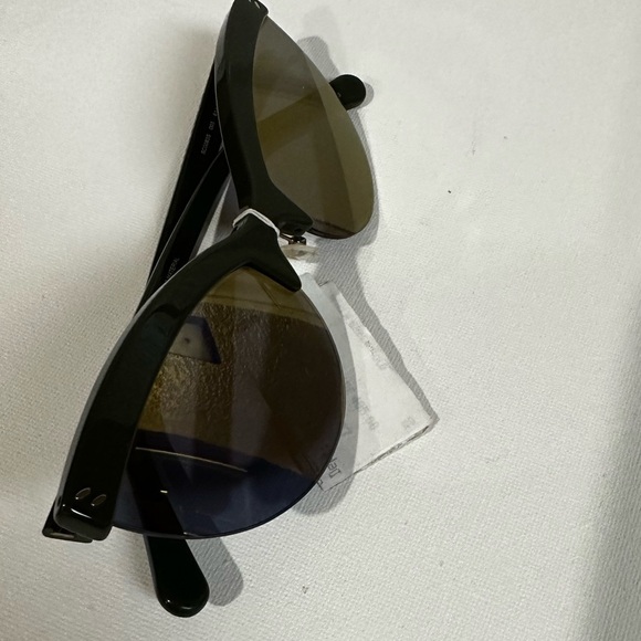 STELLA McCartney sunglasses Olive Green Mirrored Gray Lens antireflective Wicked - Picture 9 of 14